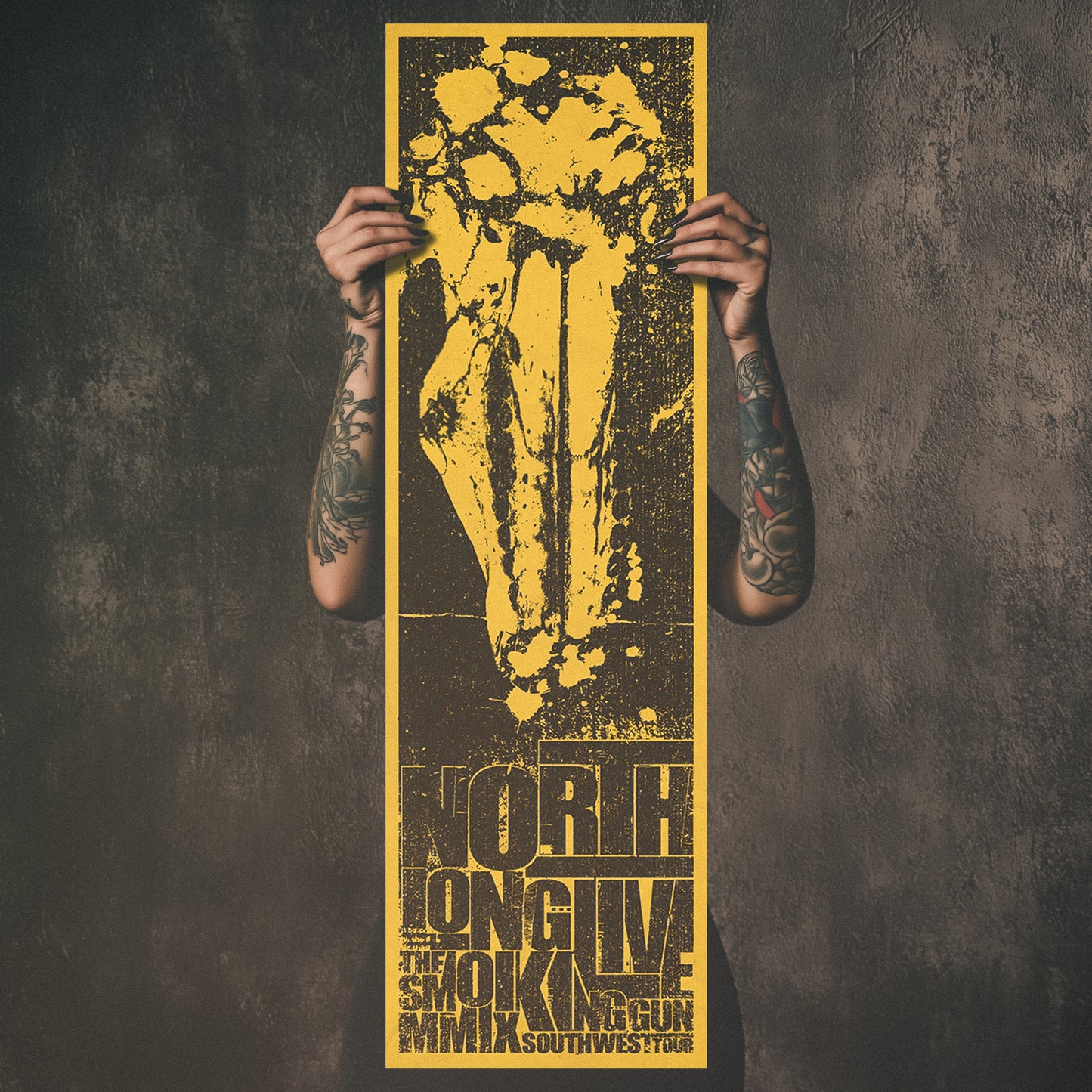 Long Live the Smoking Gun / North 2008 Tour Poster