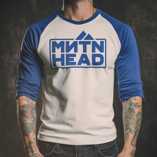 MNTNHEAD Logo 3/4-Sleeve (Blue)