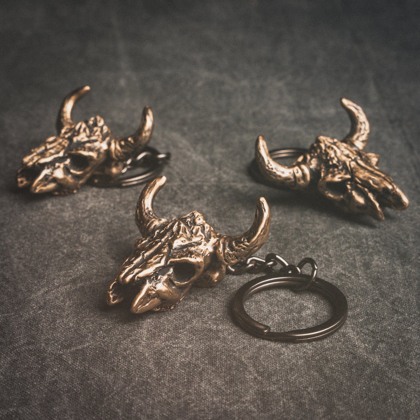 Bison Skull Keychain (Limited-Edition)