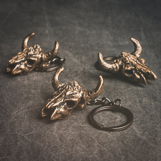 Bison Skull Keychain (Limited-Edition)